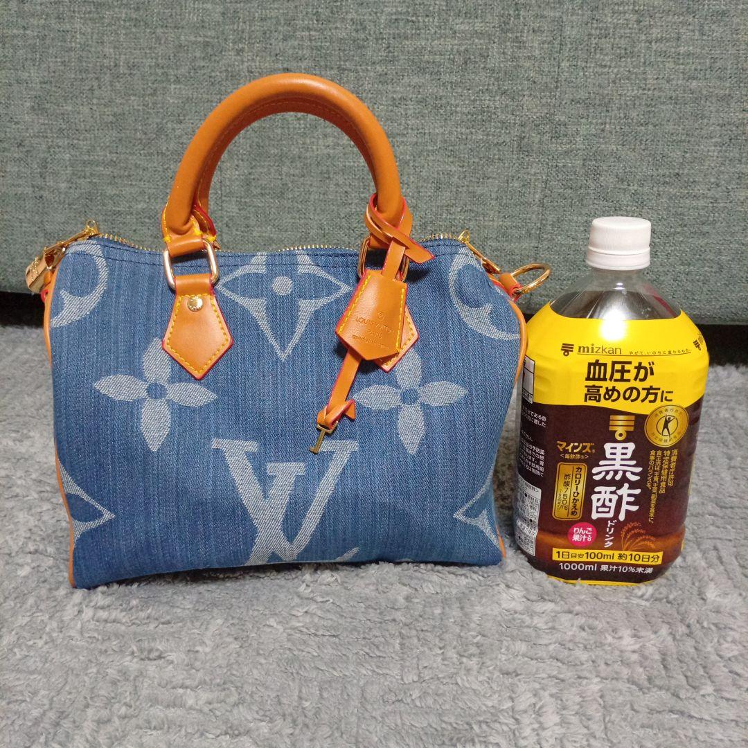LVロゴファッションハンドバッグ、デニム