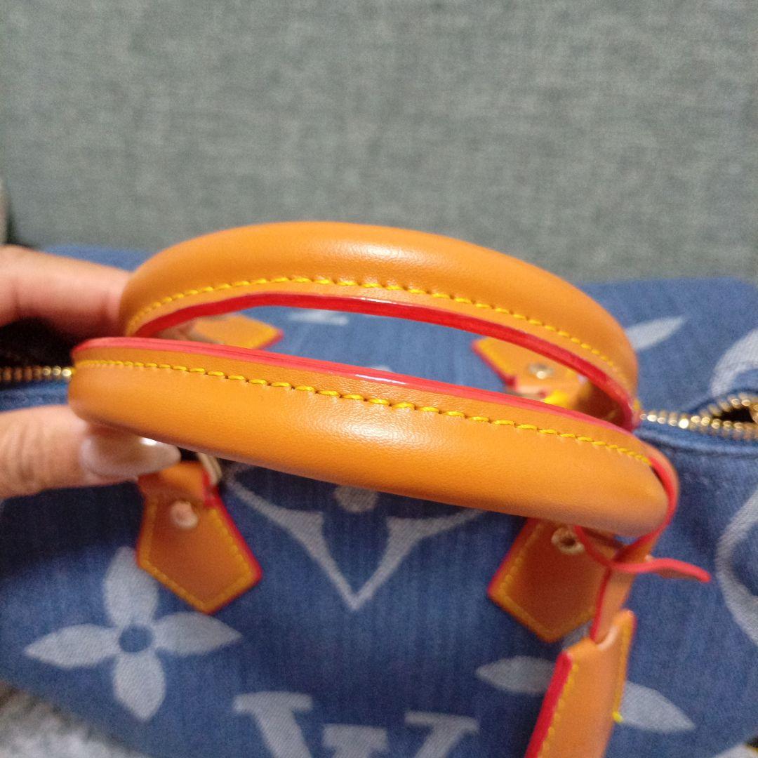LVロゴファッションハンドバッグ、デニム