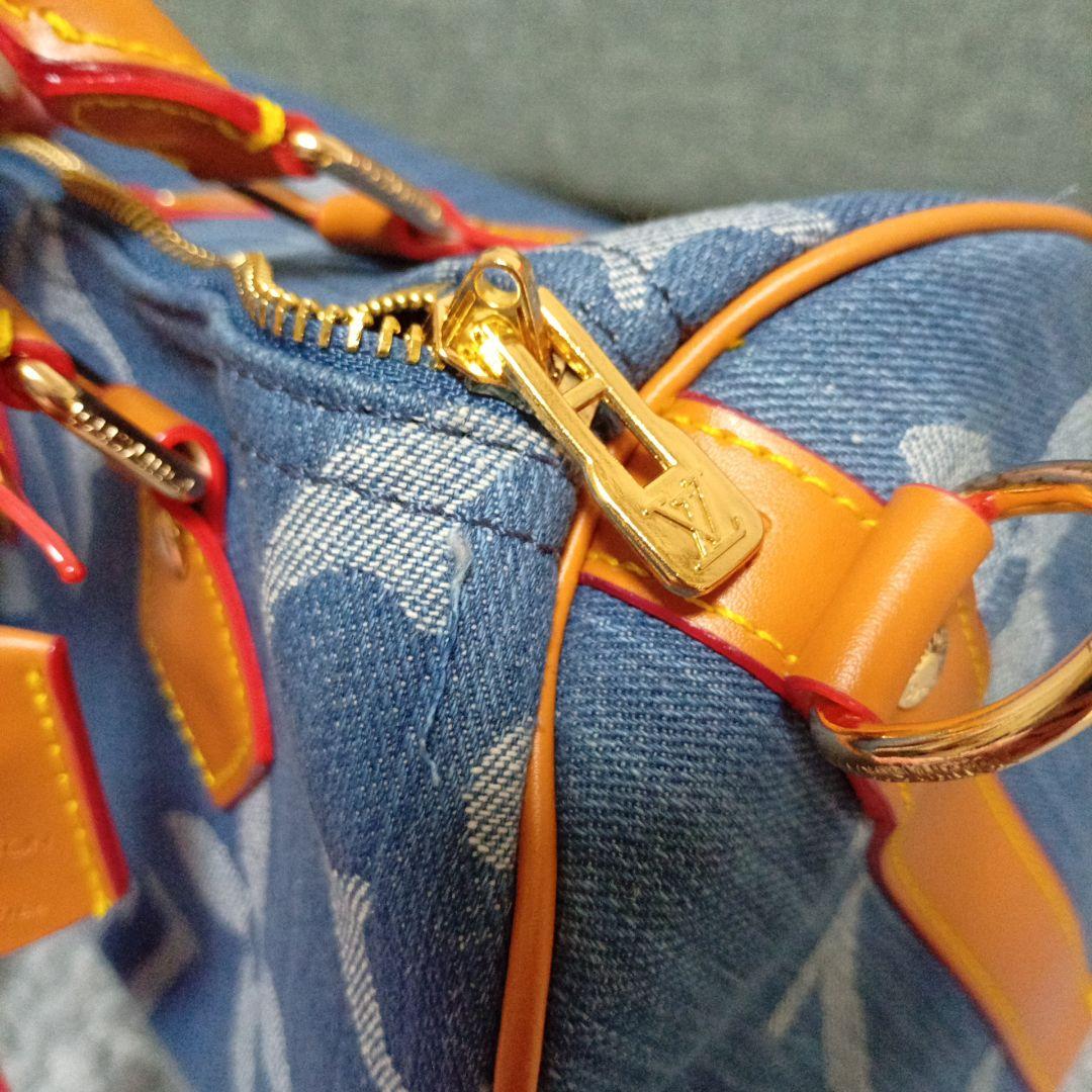 LVロゴファッションハンドバッグ、デニム