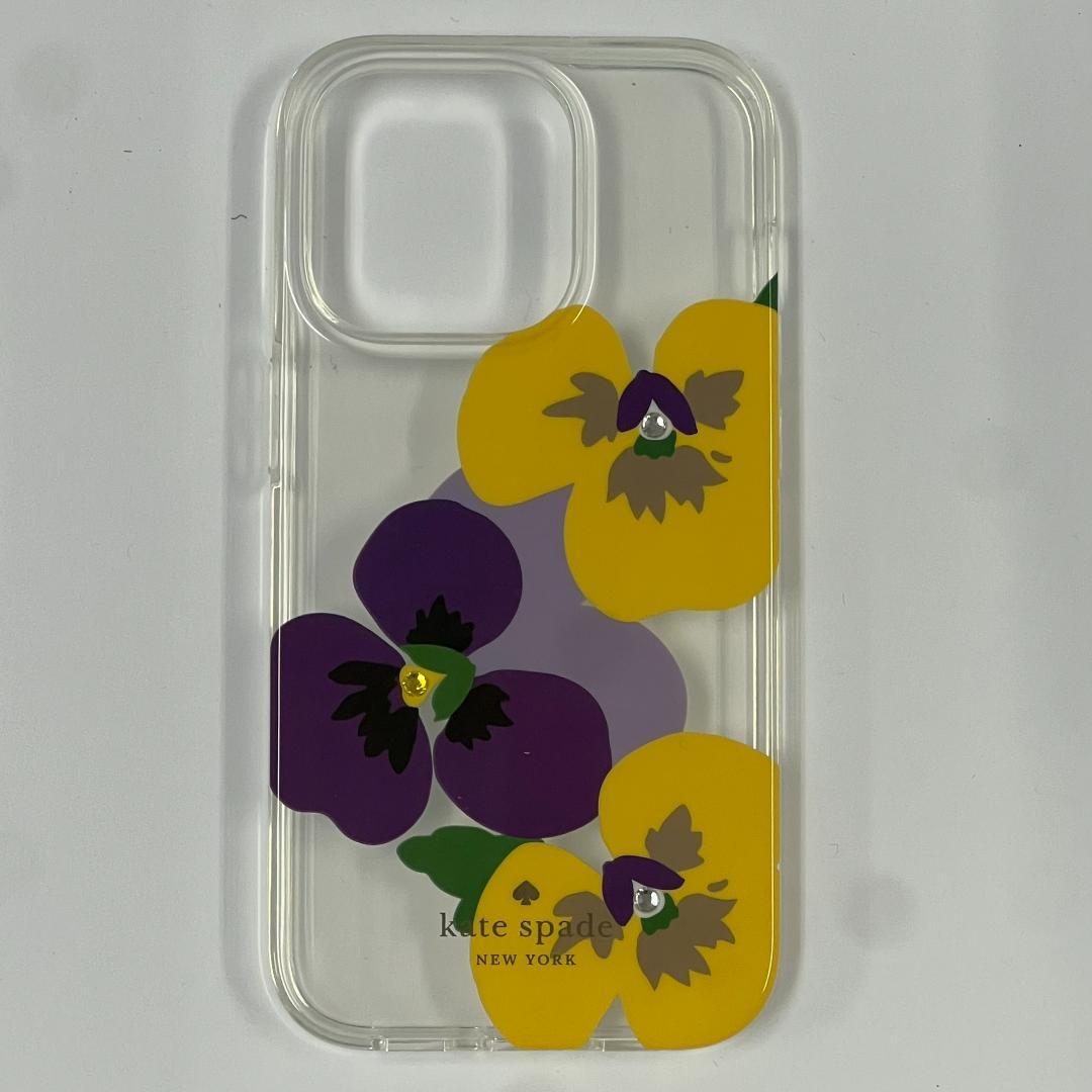 【正規品】 ケイトスペード iPhone14Pro対応ケース クリア KA543