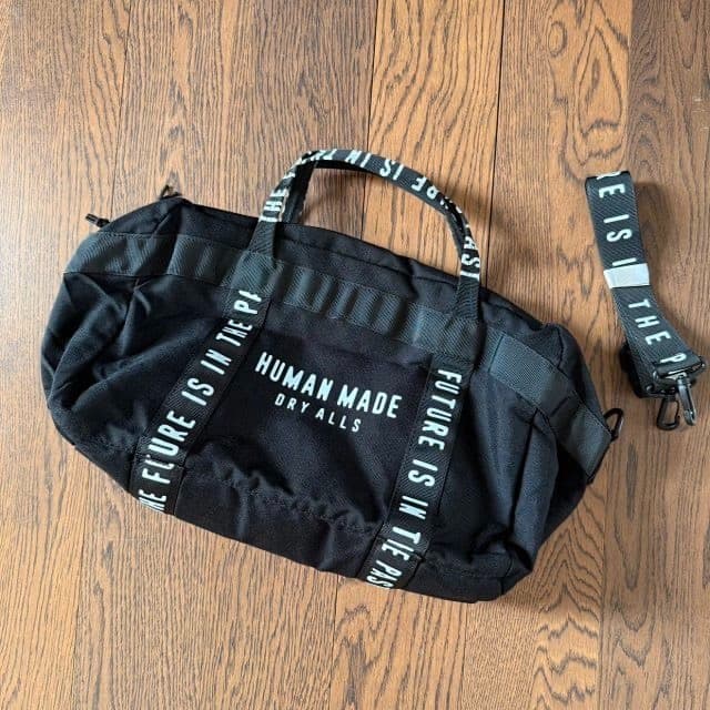 HUMAN MADEブラックヒューマンメイSKATE DUFFLE BAG