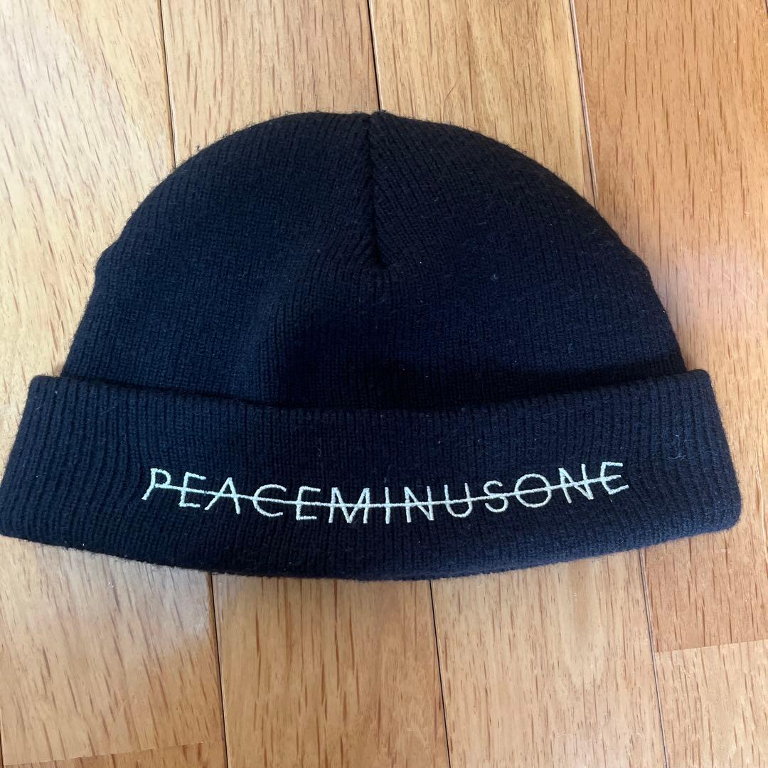 g-dragon着用　PEACEMINUSONE ブラックニット帽