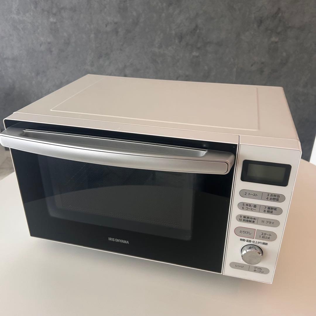 アイリスオーヤマ オーブンレンジ 2019年製 電子レンジ フラットテーブル