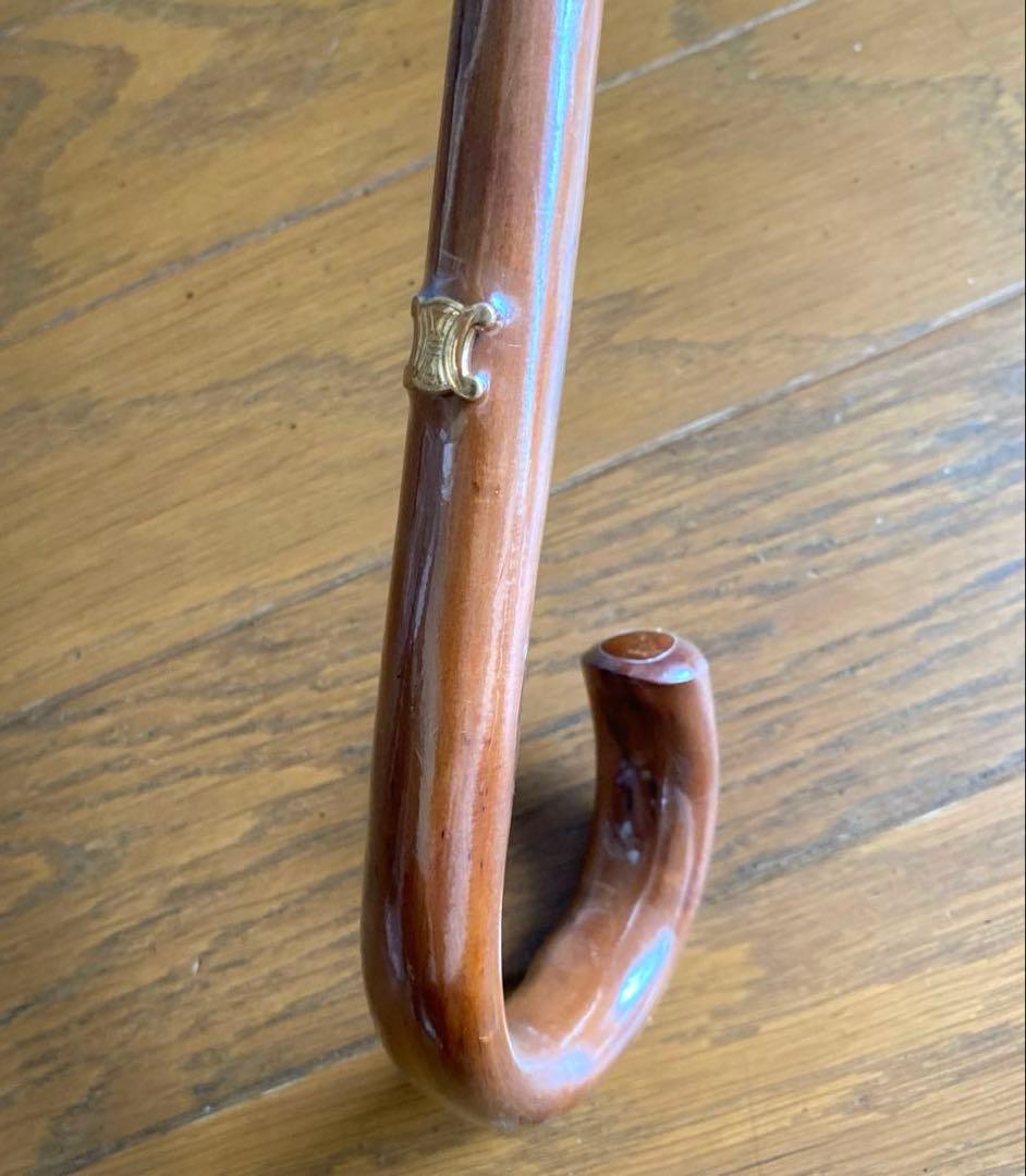 CELINE セリーヌ 雨傘 マカダム総柄ゴールド