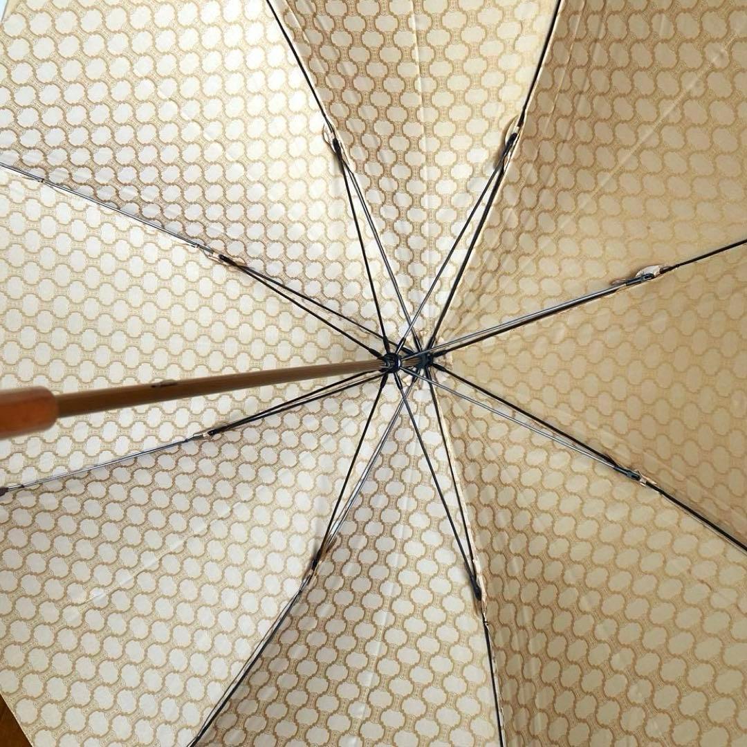 CELINE セリーヌ 雨傘 マカダム総柄ゴールド