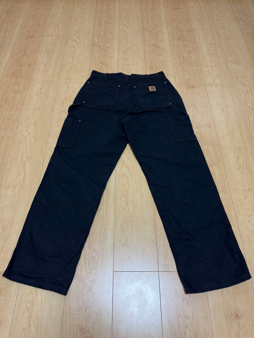 Carhartt 黒 ワークパンツ