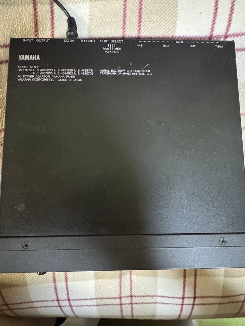 YAMAHA MU100 音源 純正アダプターセット