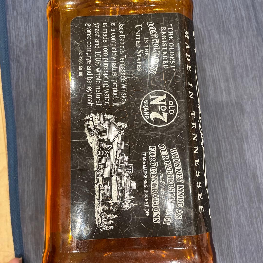 超特大JACK DANIEL’S Old No.7 空き瓶　超特大