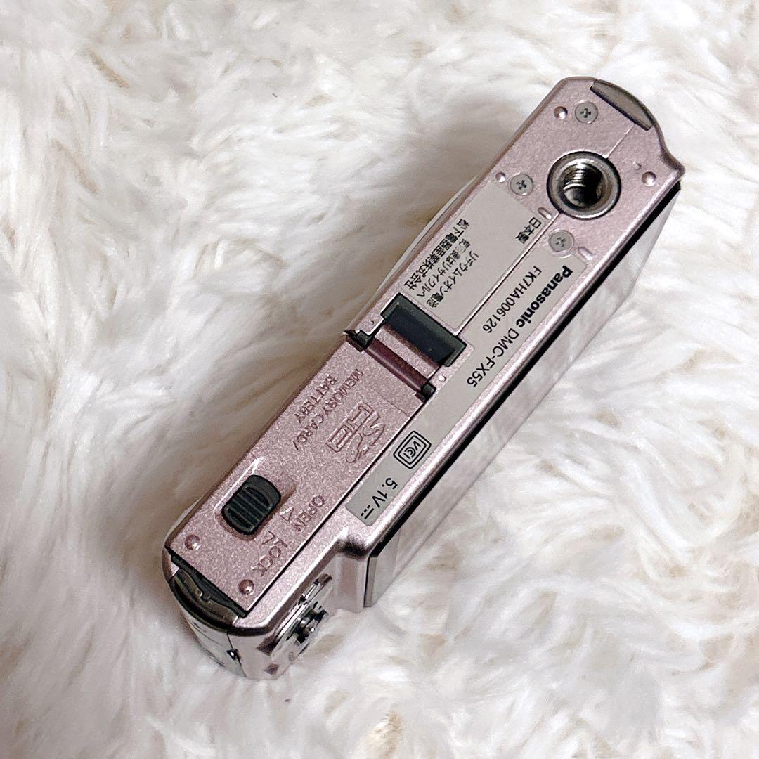 【美品】Panasonic ルミックス DMC-FX55 ピンク 付属品多数