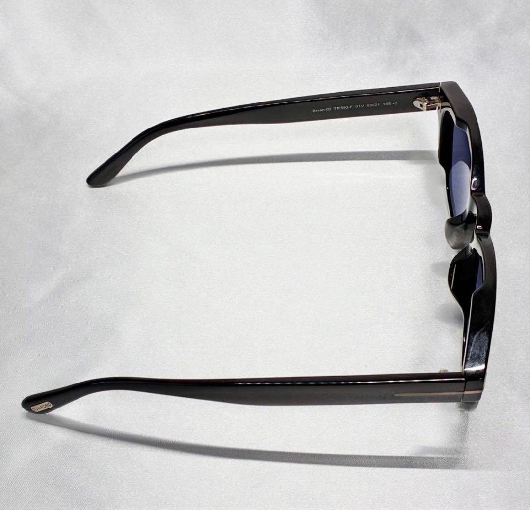 Bryan-02 TF590-F 01V トムフォード サングラス 黒 ブラック