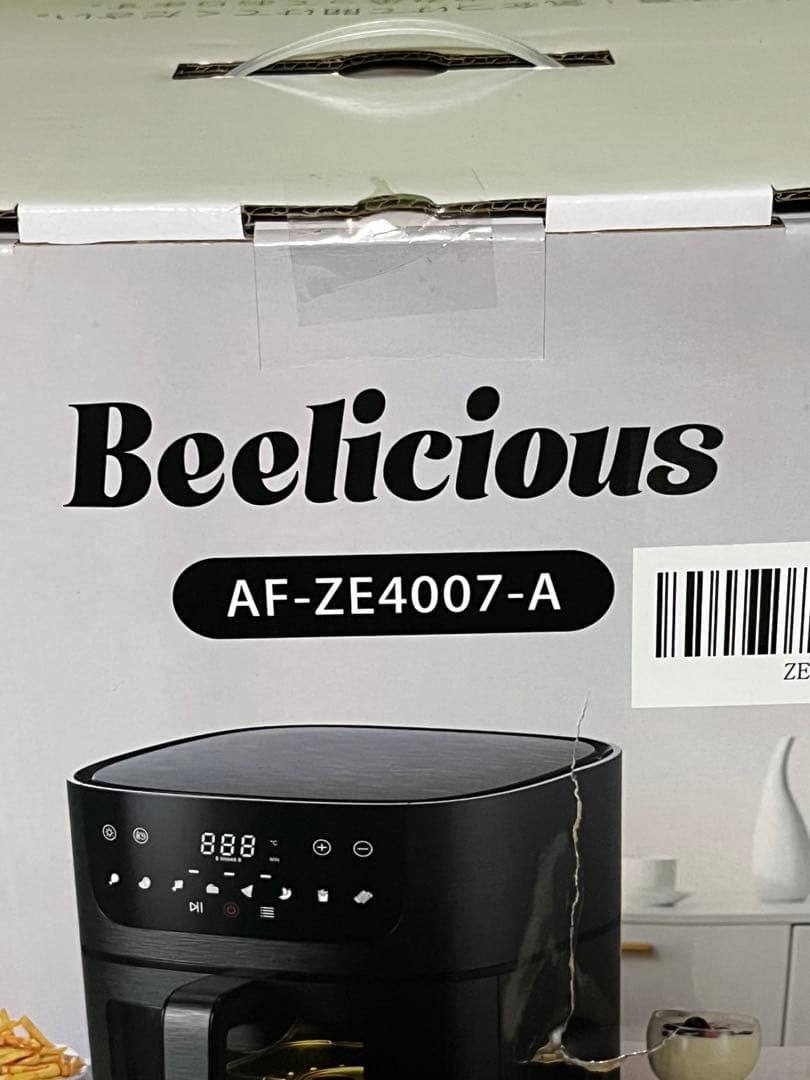 最新Beelicious ノンフライヤー AF-ZE4007-A 4.5新品❣️