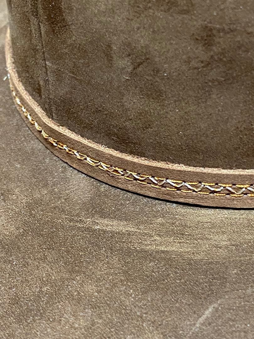 EL RODEO カウボーイハットアンティーク レザーハット メキシコ製