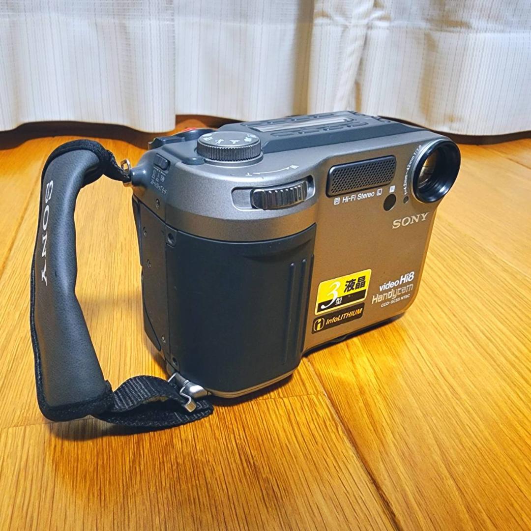 【動作確認済】高画質 8ミリ Hi8 SONY ビデオカメラ ACアダプタセット