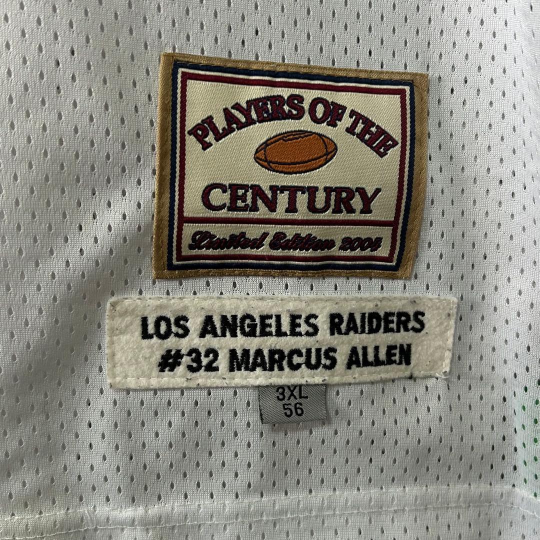 2004年 限定版 レイダース マーカスアレン ゲームシャツ 刺繍
