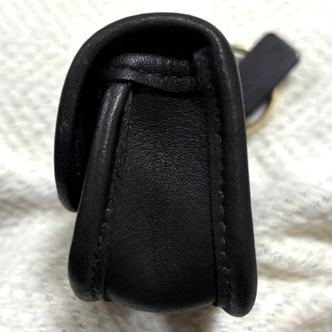 小物 90s VINTAGE COACH 7012 CITY KEY FOB BLK
