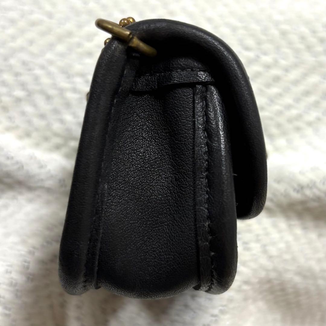 小物 90s VINTAGE COACH 7012 CITY KEY FOB BLK