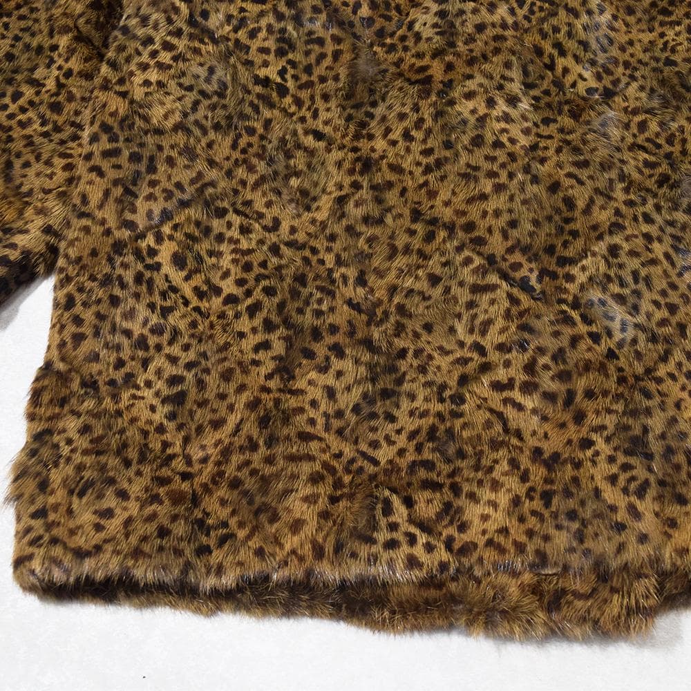 エンバ EMBA シェアード ウィーゼル ファー 毛皮コート ヒョウ柄 ミンク