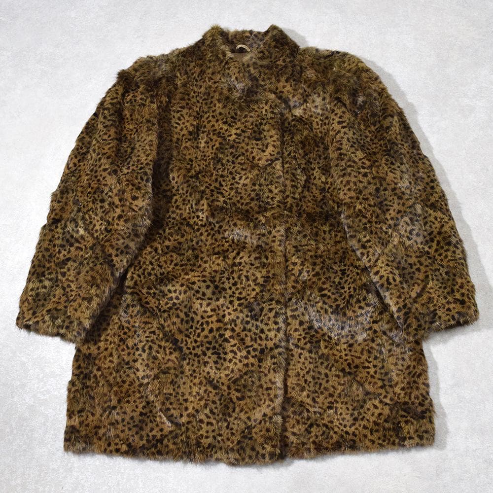 エンバ EMBA シェアード ウィーゼル ファー 毛皮コート ヒョウ柄 ミンク
