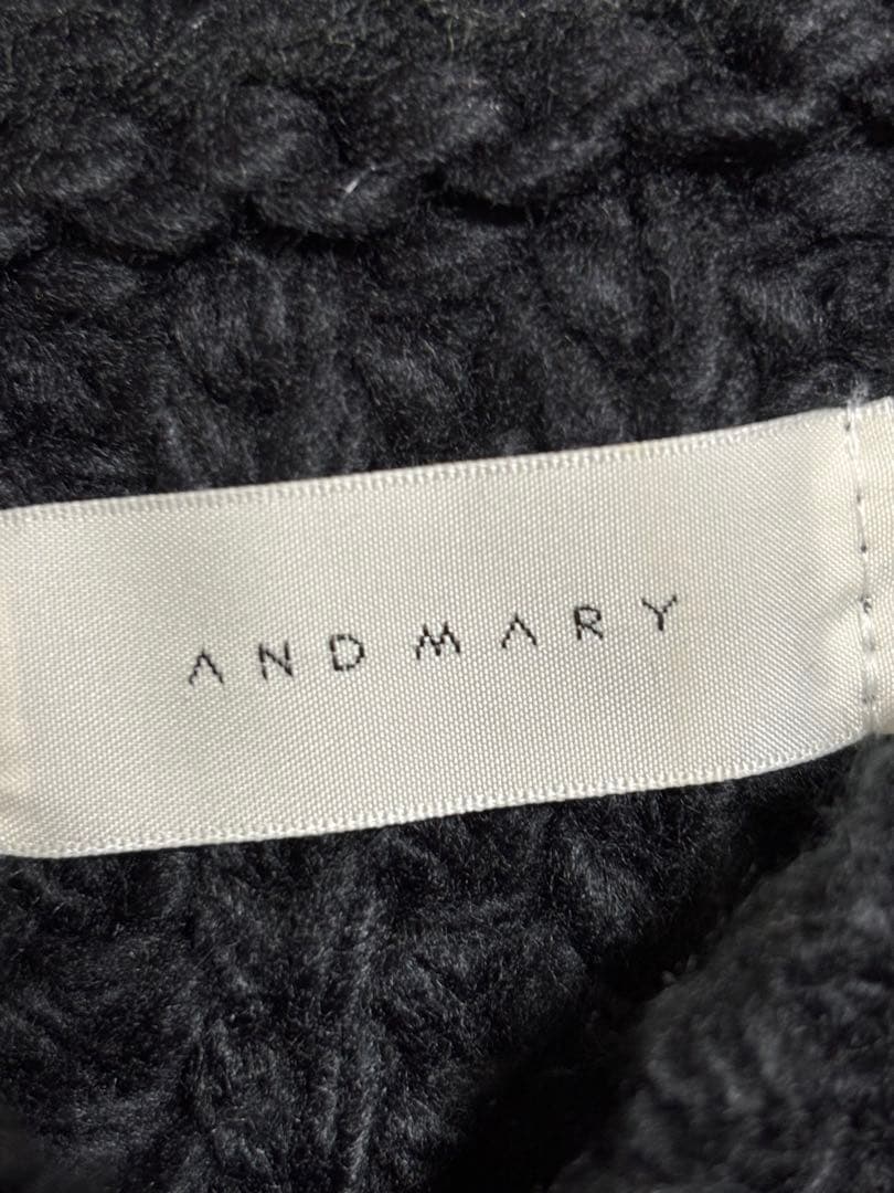 【試着のみ正規品】ANDMARY ミアリボンニットドレス