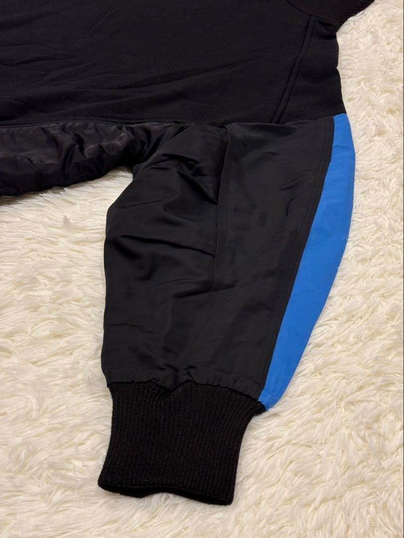 SUMISTYLE イアパピヨネ 異素材切替 ドッキング トップス 黒 F