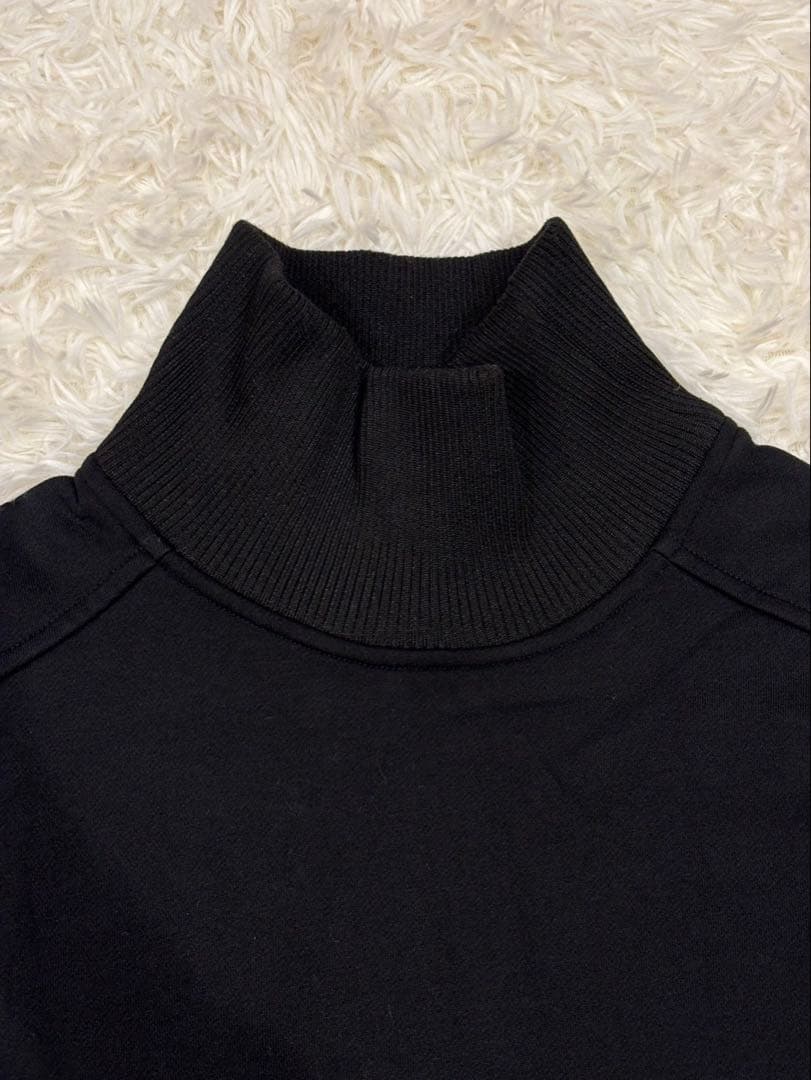 SUMISTYLE イアパピヨネ 異素材切替 ドッキング トップス 黒 F