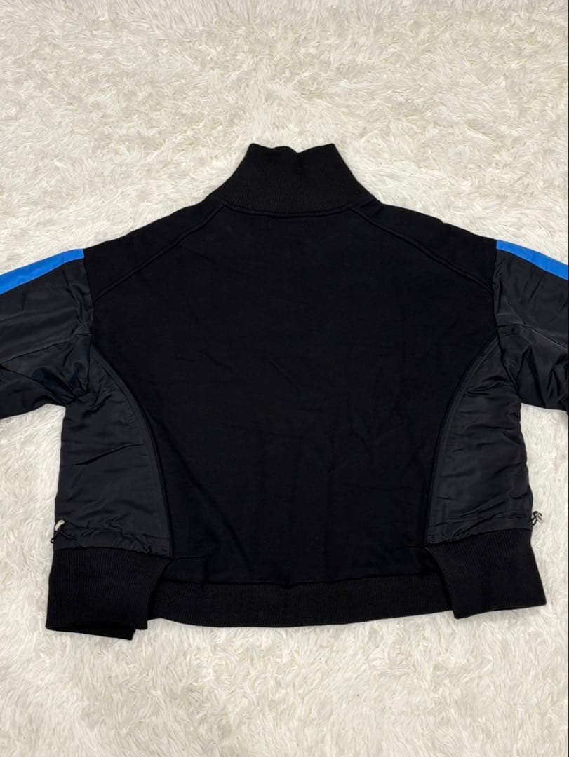 SUMISTYLE イアパピヨネ 異素材切替 ドッキング トップス 黒 F