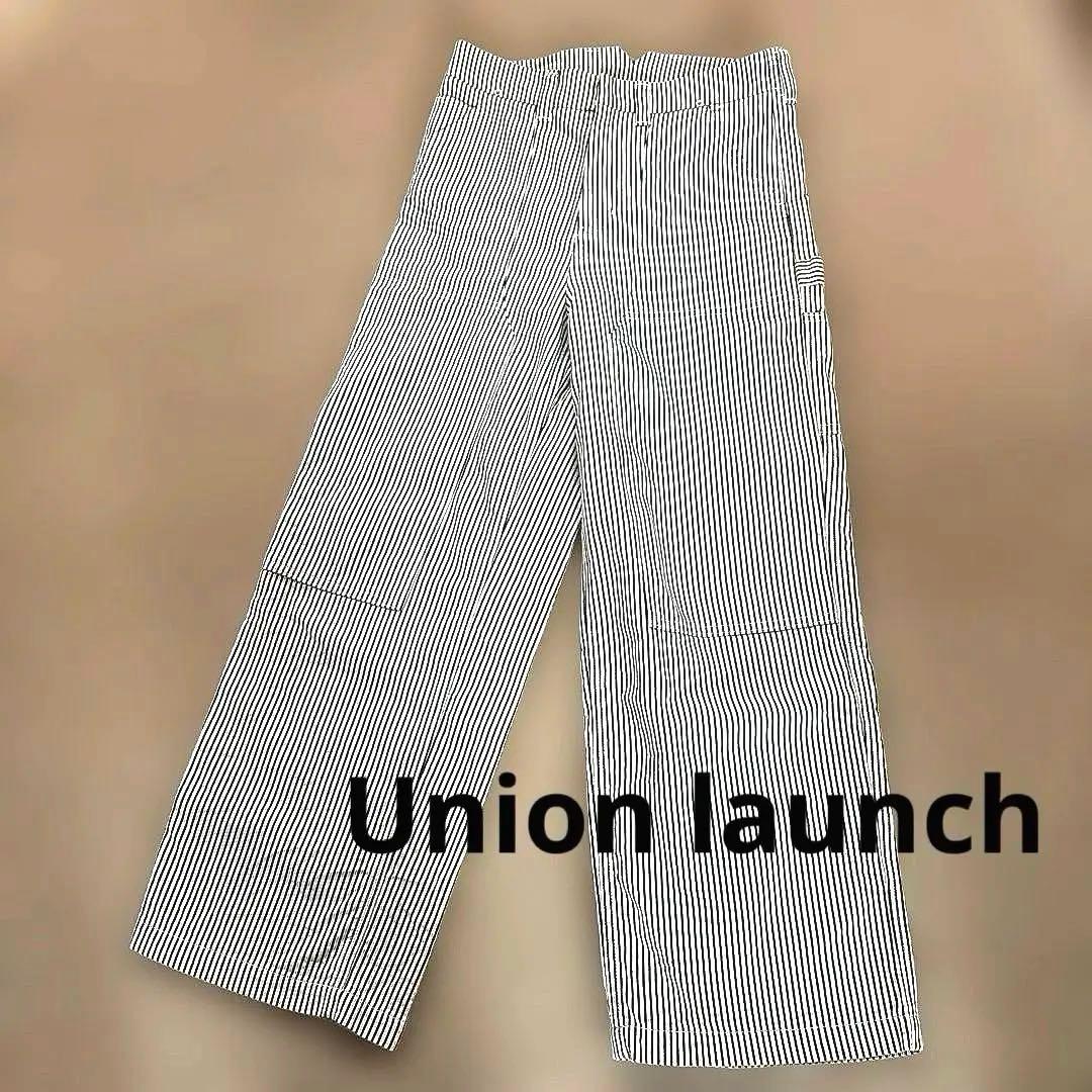 【美品】ユニオンランチ　ペインターパンツ　ヒッコリー　ロンハーマン