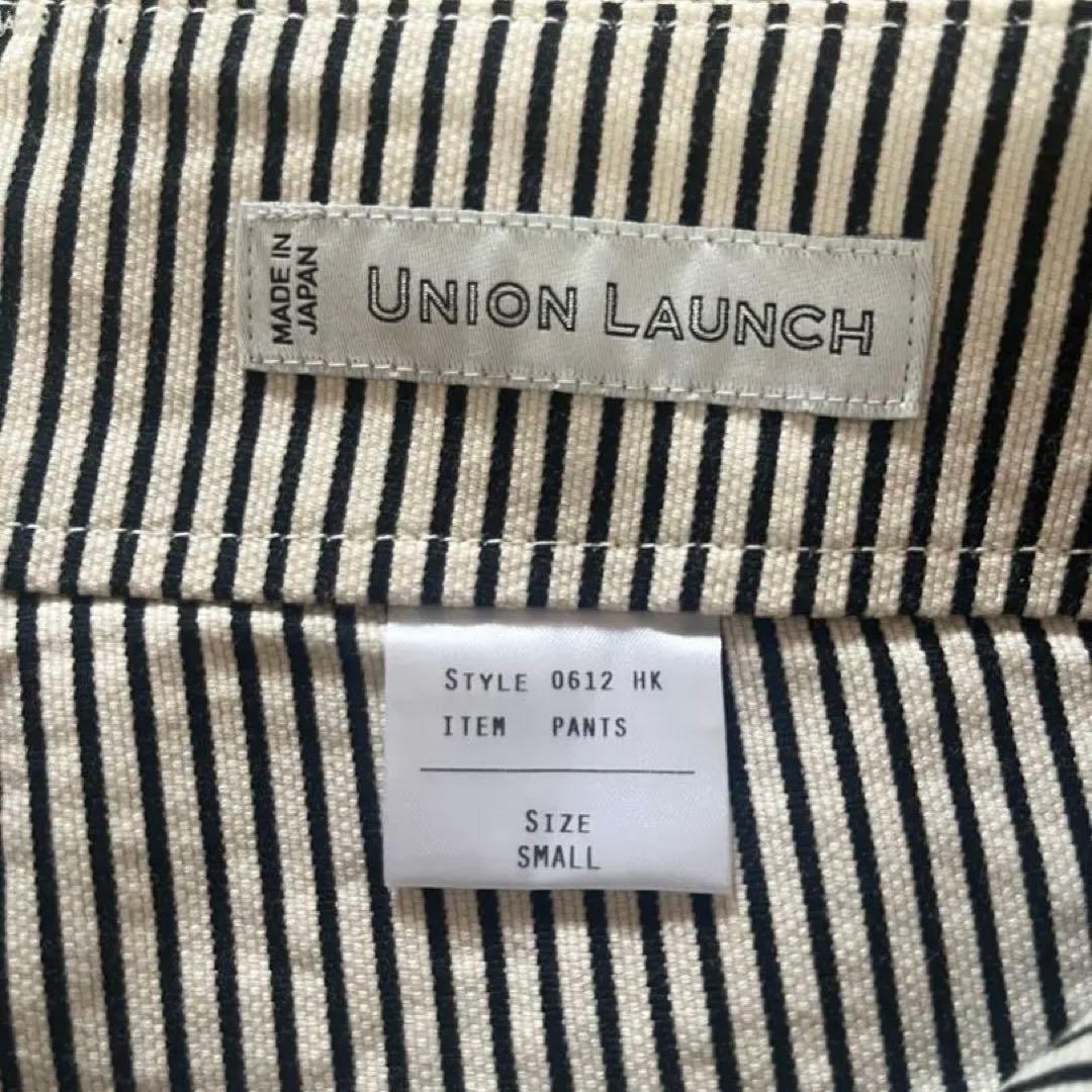 【美品】ユニオンランチ　ペインターパンツ　ヒッコリー　ロンハーマン