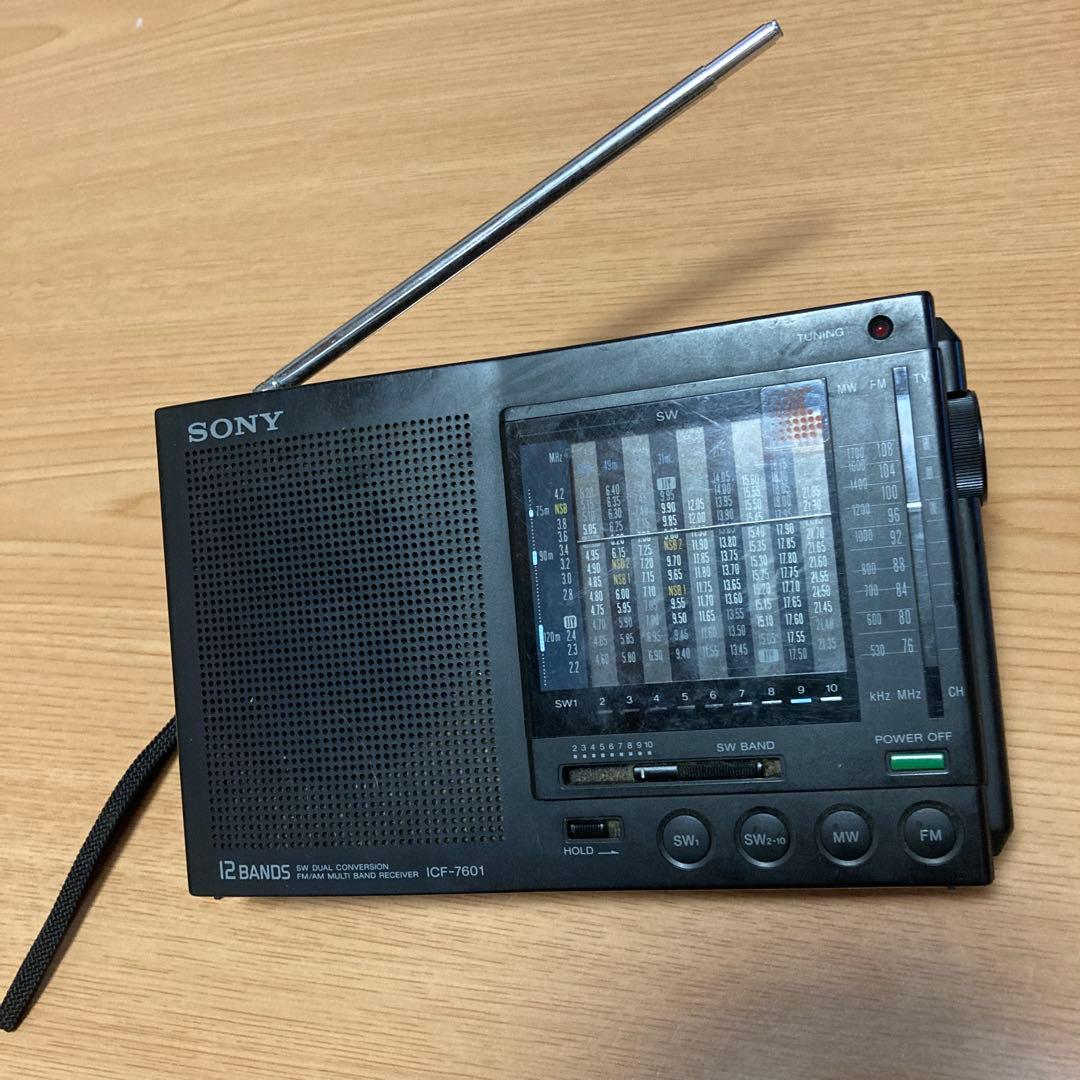 ＳＯＮＹ　ＩＣＦ➖７６０１高性能ポータブル受信機 ＦＭ　ＭＷ　ＳＷ１０バンド