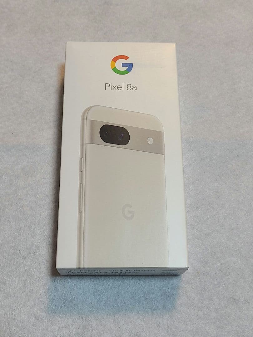 未使用 Google Pixel 8a ホワイト 本体と付属品