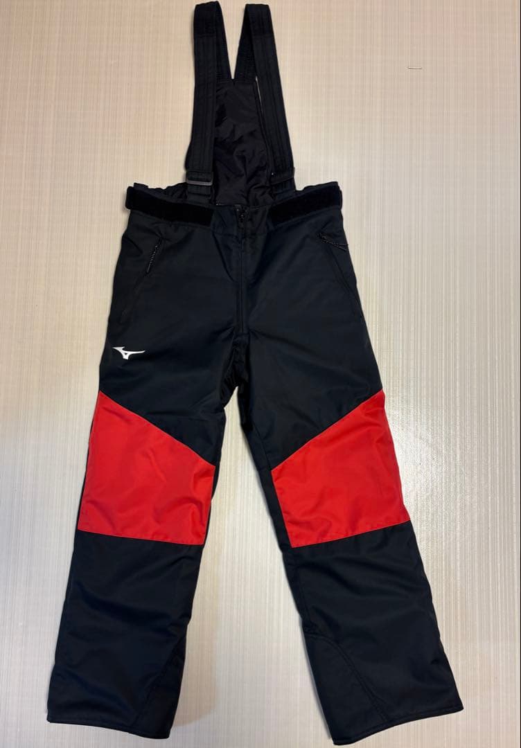 Mizuno スキーウェアセット 黒と赤