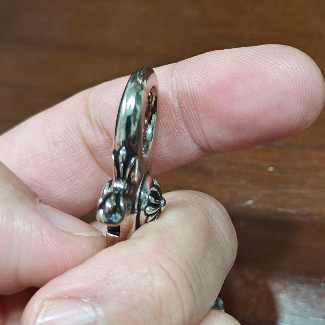 と*る様 ファンシー ダブルクリップ ウォレットチェーン シルバー925 222