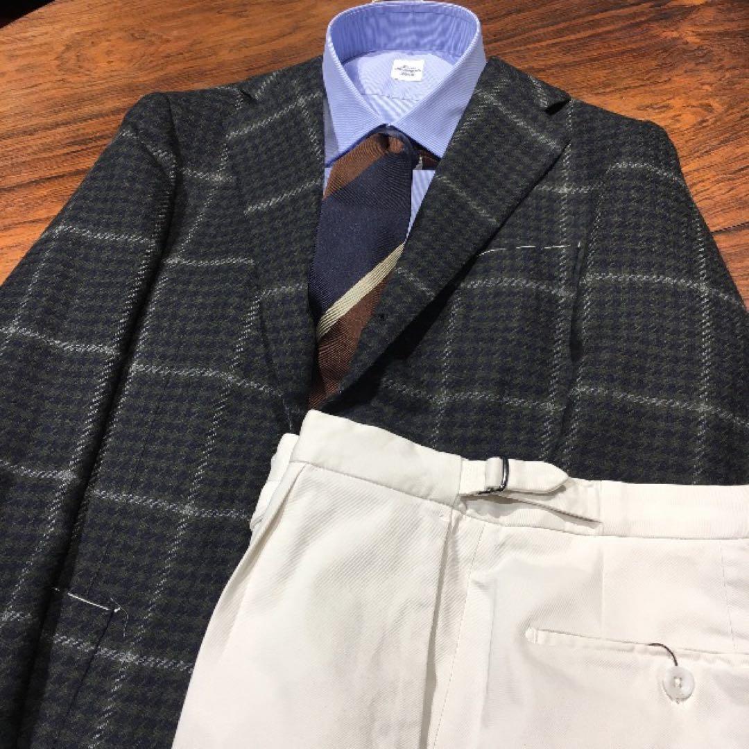 新品未使用✨ BEAMS F 高級イタリア テーラードジャケット オーバーペン