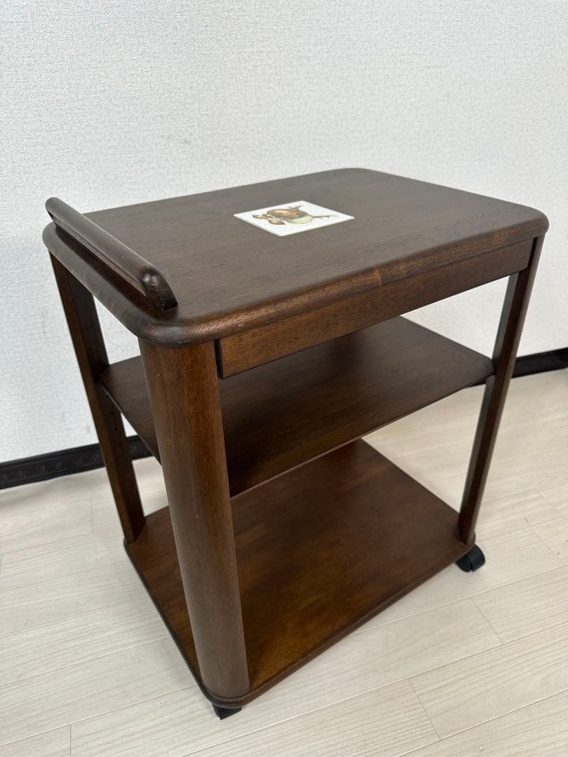 マルニ木工 タイル アンティーク調 サービスワゴン キッチンワゴン ※i1※