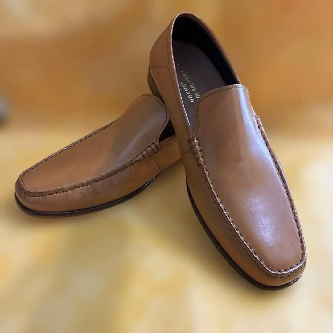 【新品未使用】KATHARINE HAMNETT ブラウン ローファー