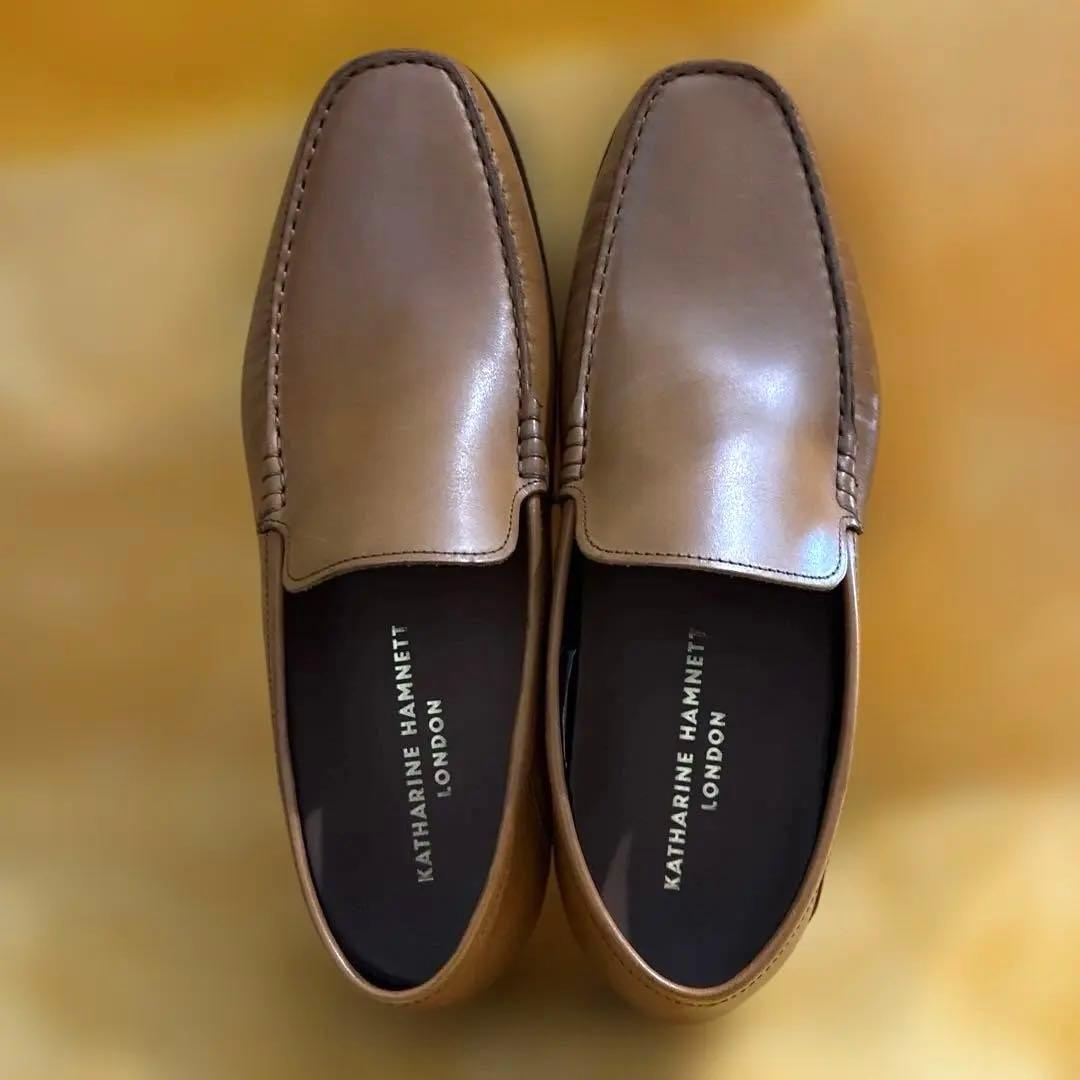 【新品未使用】KATHARINE HAMNETT ブラウン ローファー
