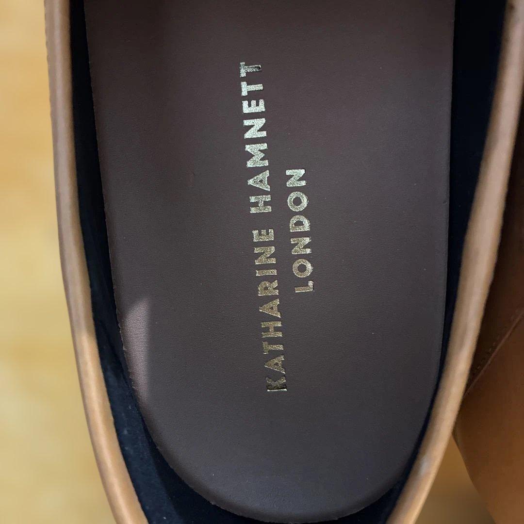 【新品未使用】KATHARINE HAMNETT ブラウン ローファー