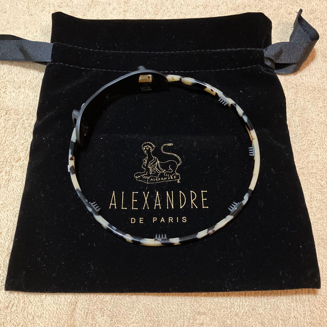 たけのこ様　ALEXANDRE DE PARIS マーブルカチューシャ