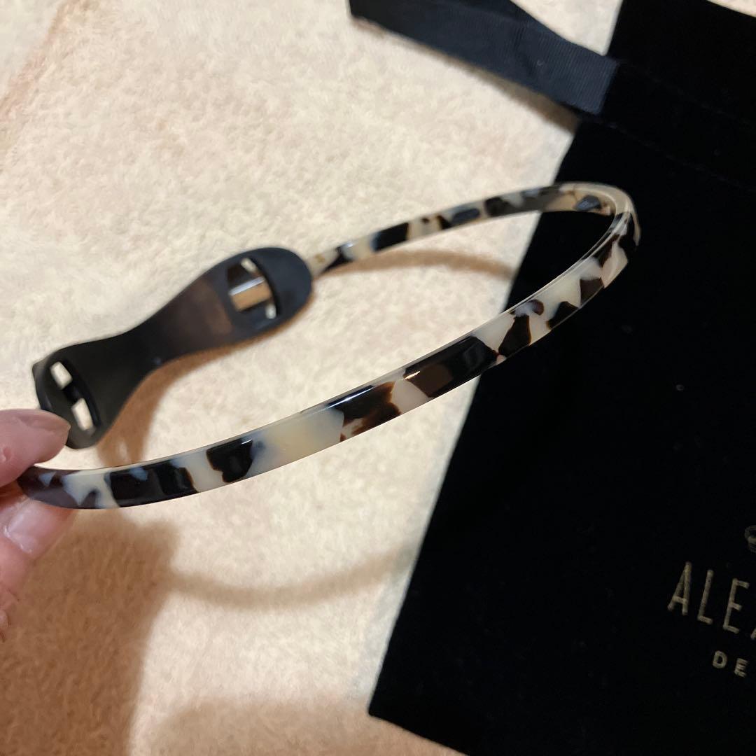 たけのこ様　ALEXANDRE DE PARIS マーブルカチューシャ