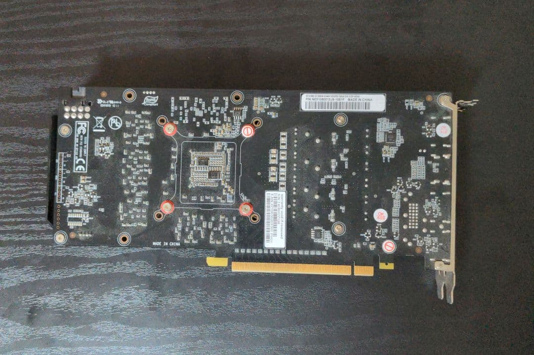 NVIDIA GeForce 1060 6GB 動作確認済み