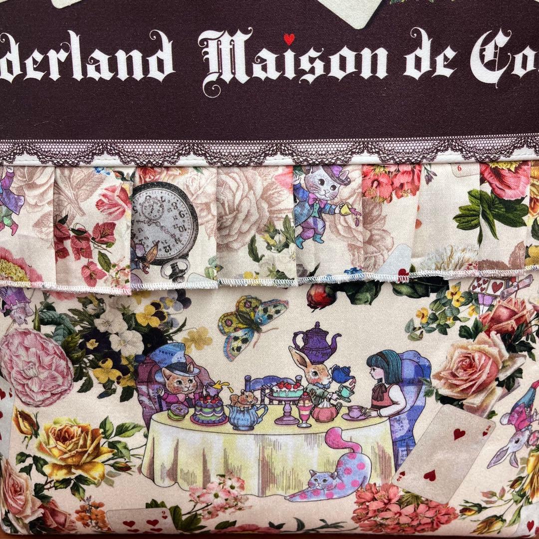 ジョリーフルール　新作メゾンドクチュール　たっぷりフリルトート＆14㎝ポーチ　①