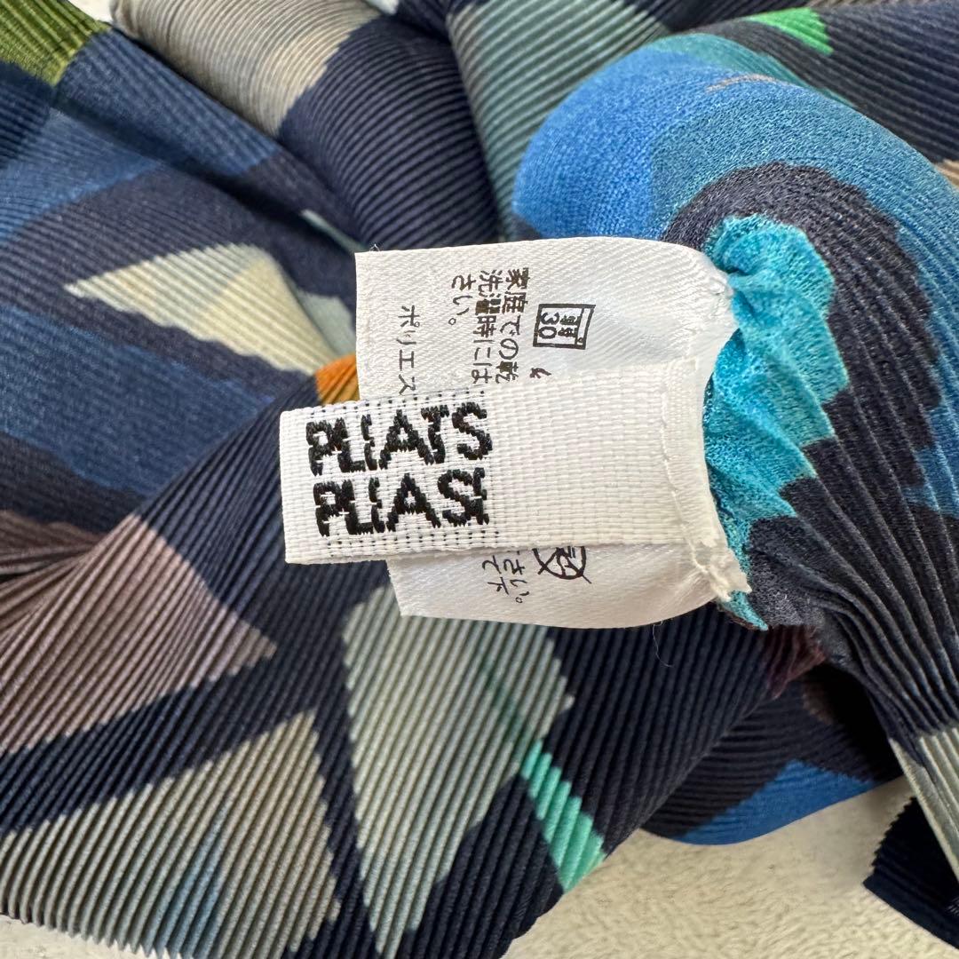 極美品✨PLEATS PLEASE プリーツ　総柄　チュニック　Lサイズ