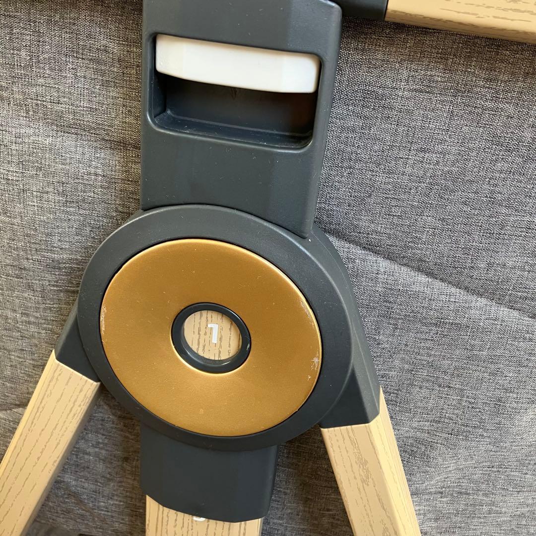 HZDMJ ベビーベット グレー　マット付き