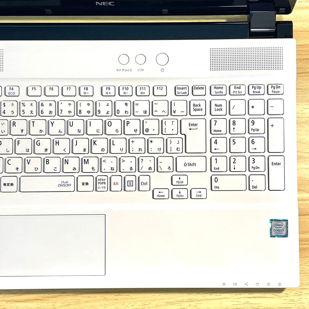 Windowsノート本体 NEC LAVIE/Corei7/16GB/SSD512GB/Blu-Ray