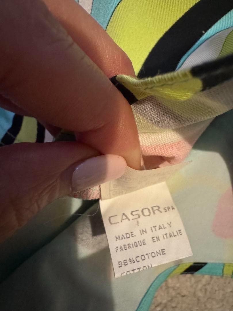 EMILIO PUCCI フラワーパターン ミニスカート　S　エミリオプッチ