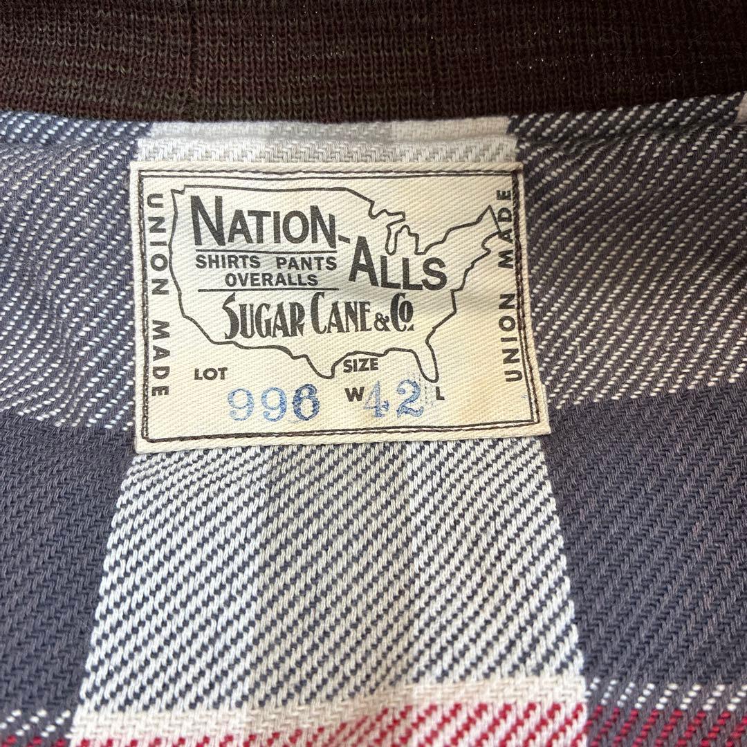 SUGAR CANE シュガーケーン　ワークジャケット茶　42