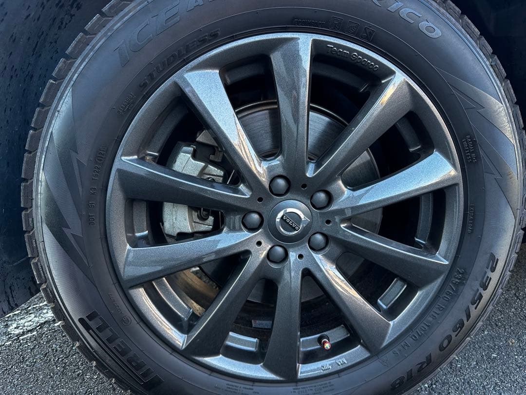 超美品‼️ボルボXC60 UB/UD系 スタッドレスホイール4本セットpcd108