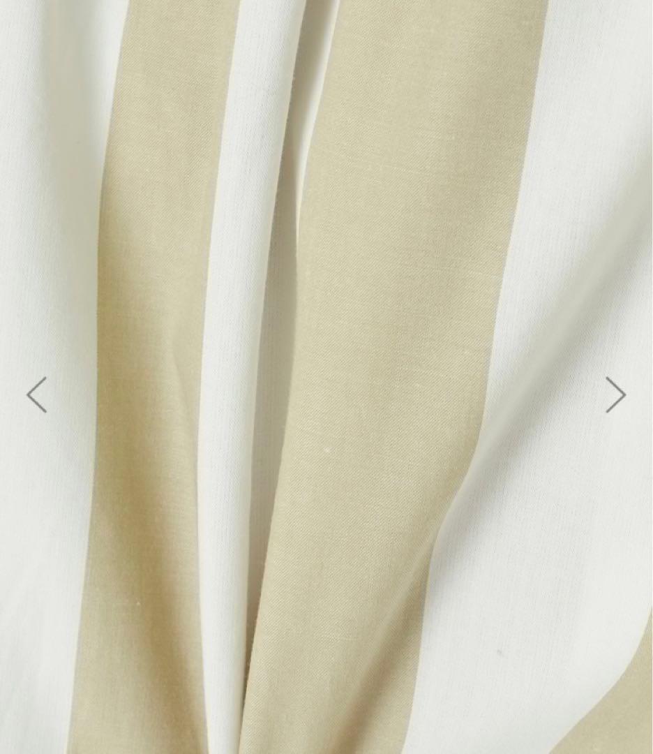 【新品未使用】LMND ストライプ ショートパンツ ベージュ ストライプ