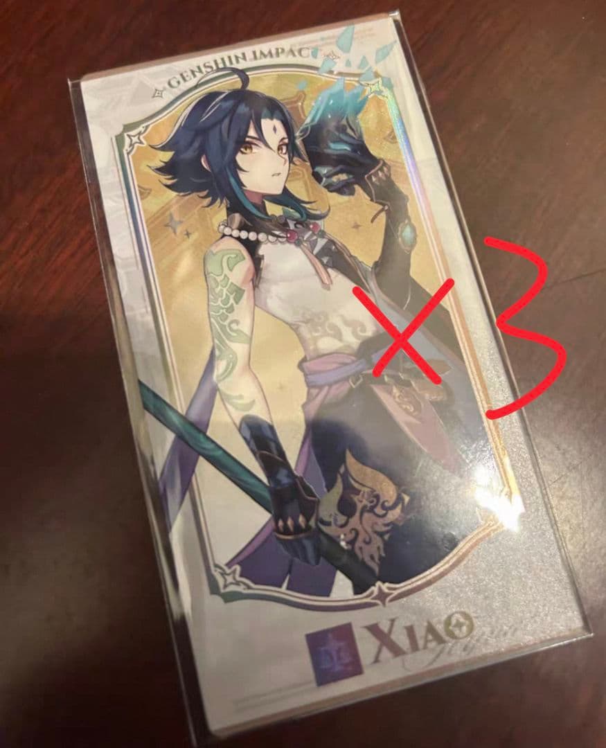 七聖召喚カード 魈 フランスコラボ 原神3枚