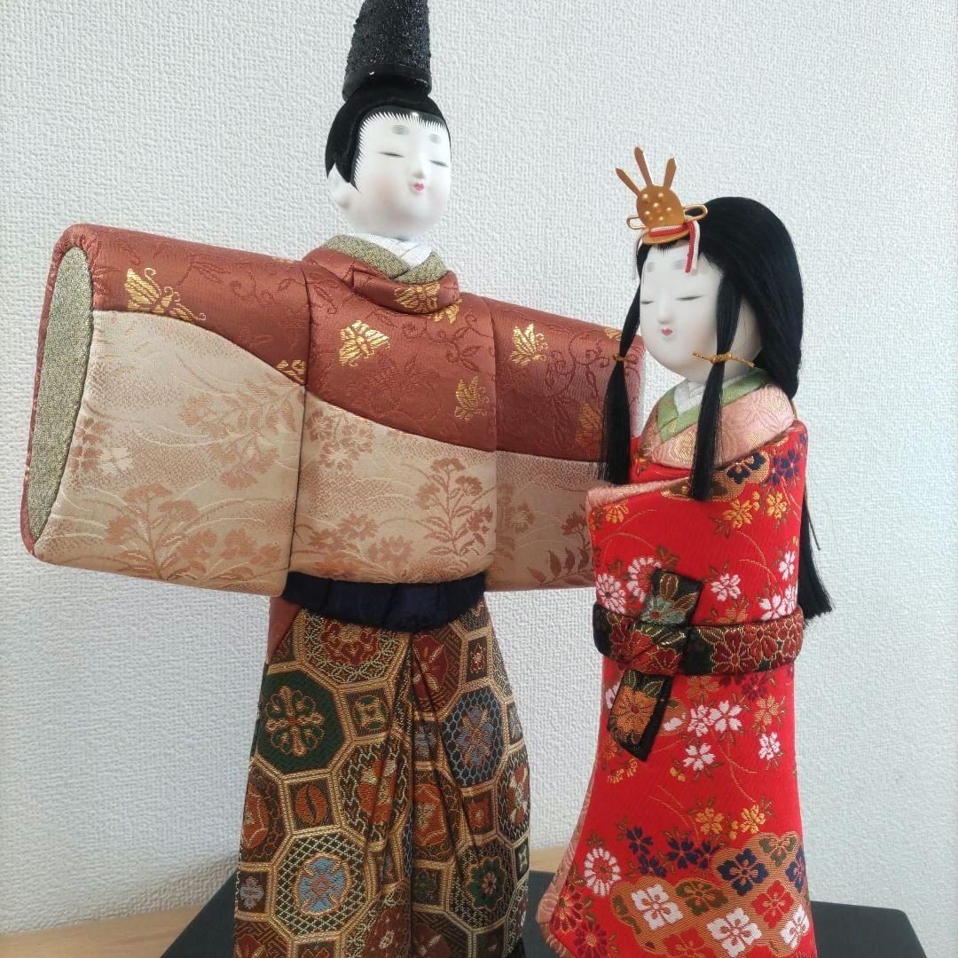 ❀木目込み雛人形❀大きいお雛様❀木目込人形